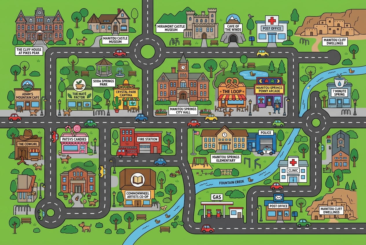 Manitou Springs, CO play mat example