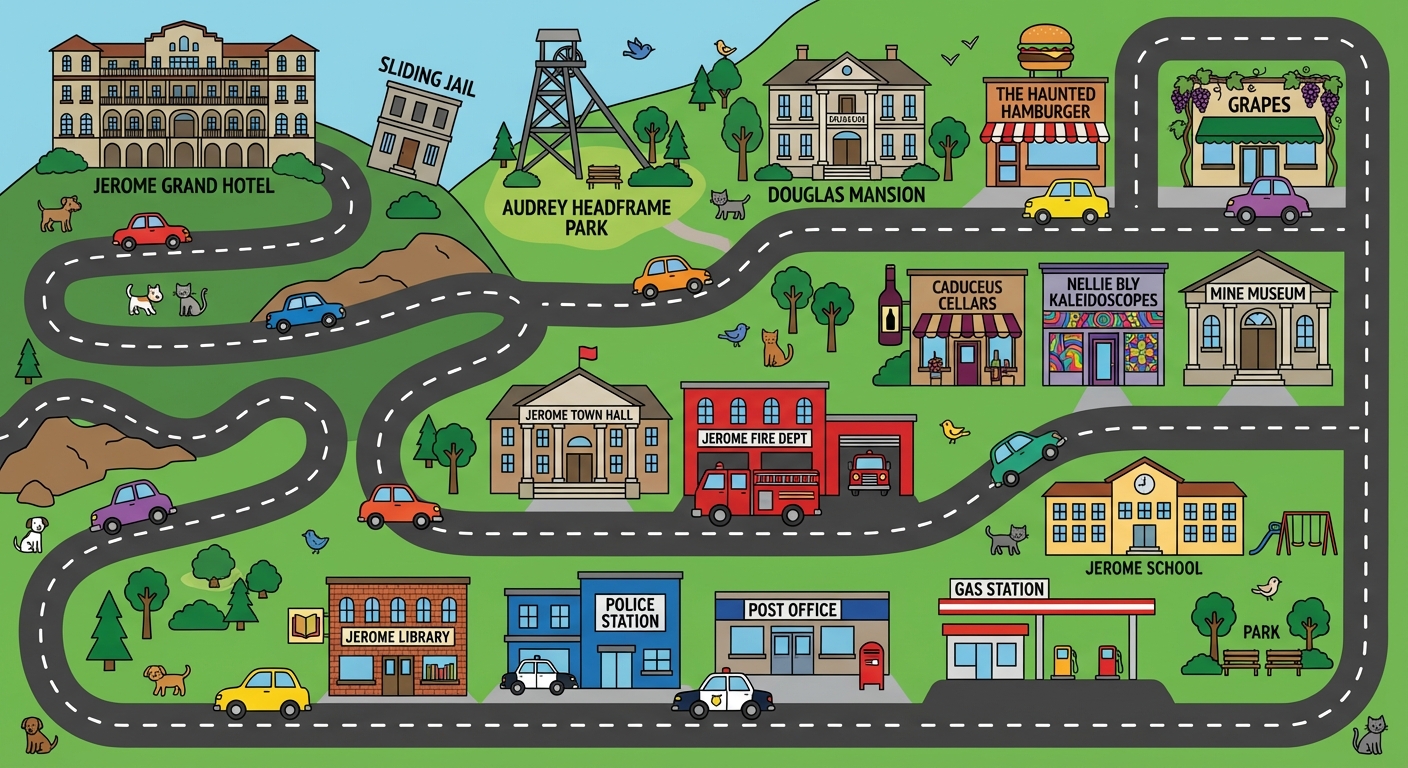 Jerome, AZ play mat example