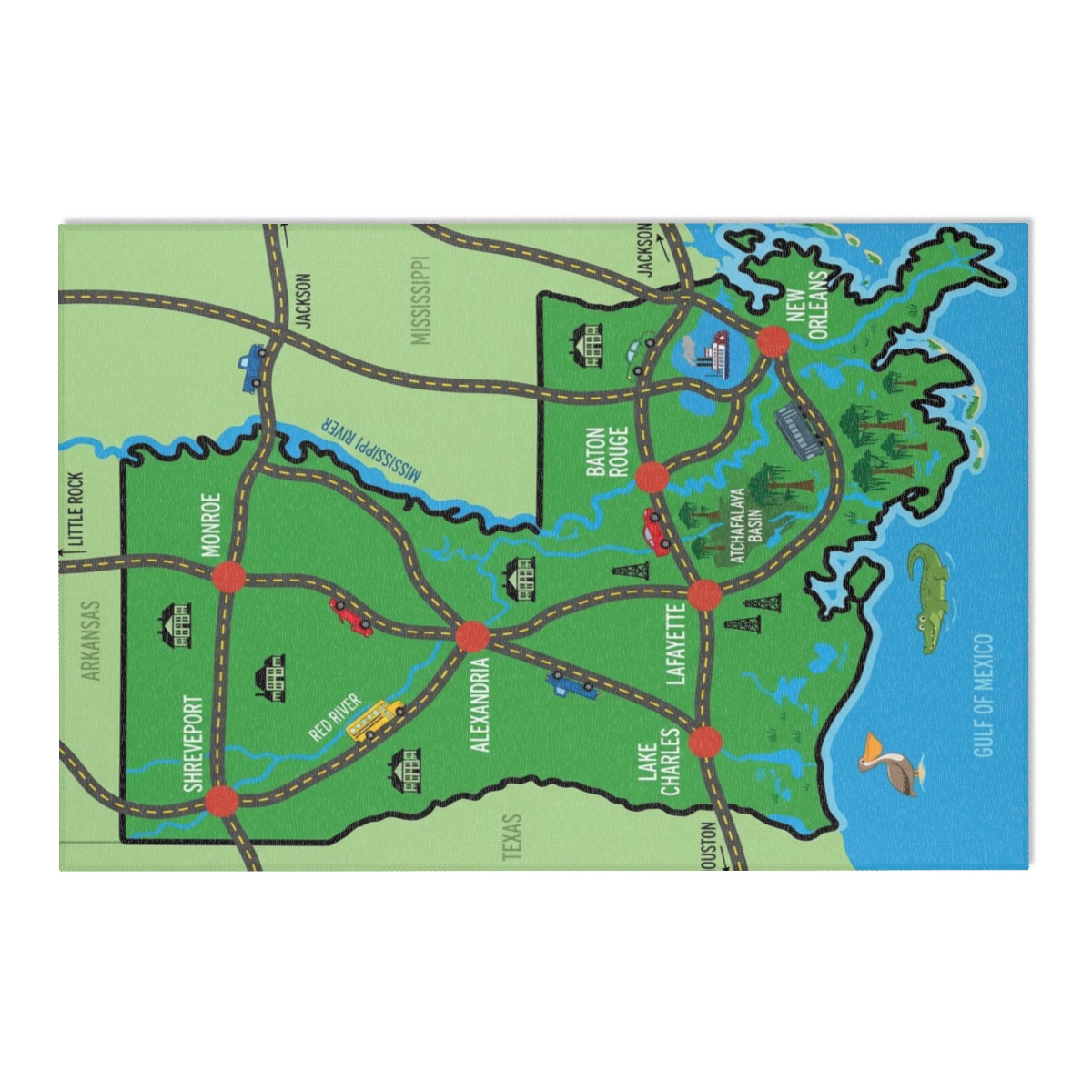 Louisiana Play Mat